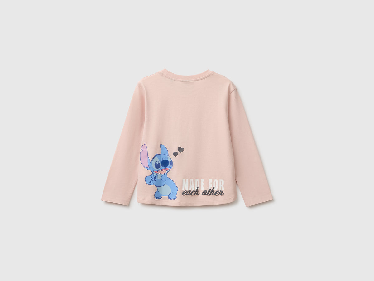 T-shirt stampa e ricamo ©Disney Lilo & Stitch