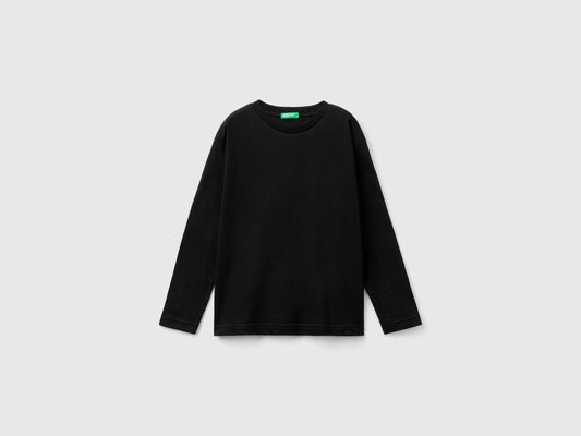 T-shirt girocollo in cotone bio