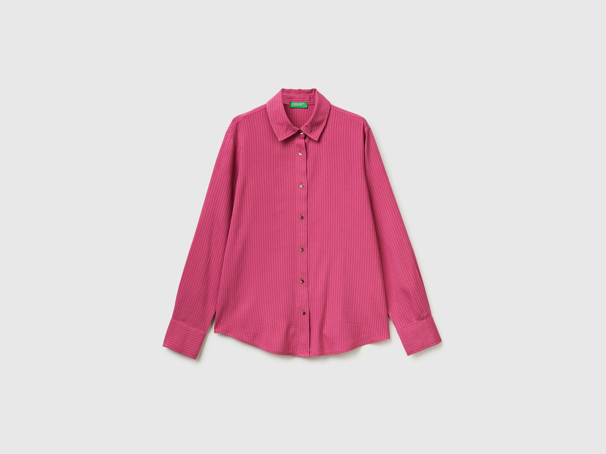 Camicia fluida a righe