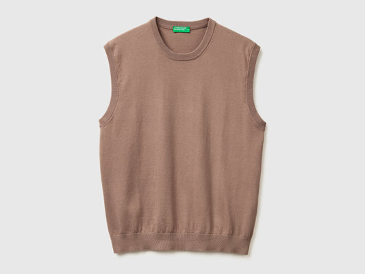 Gilet in cotone tricot