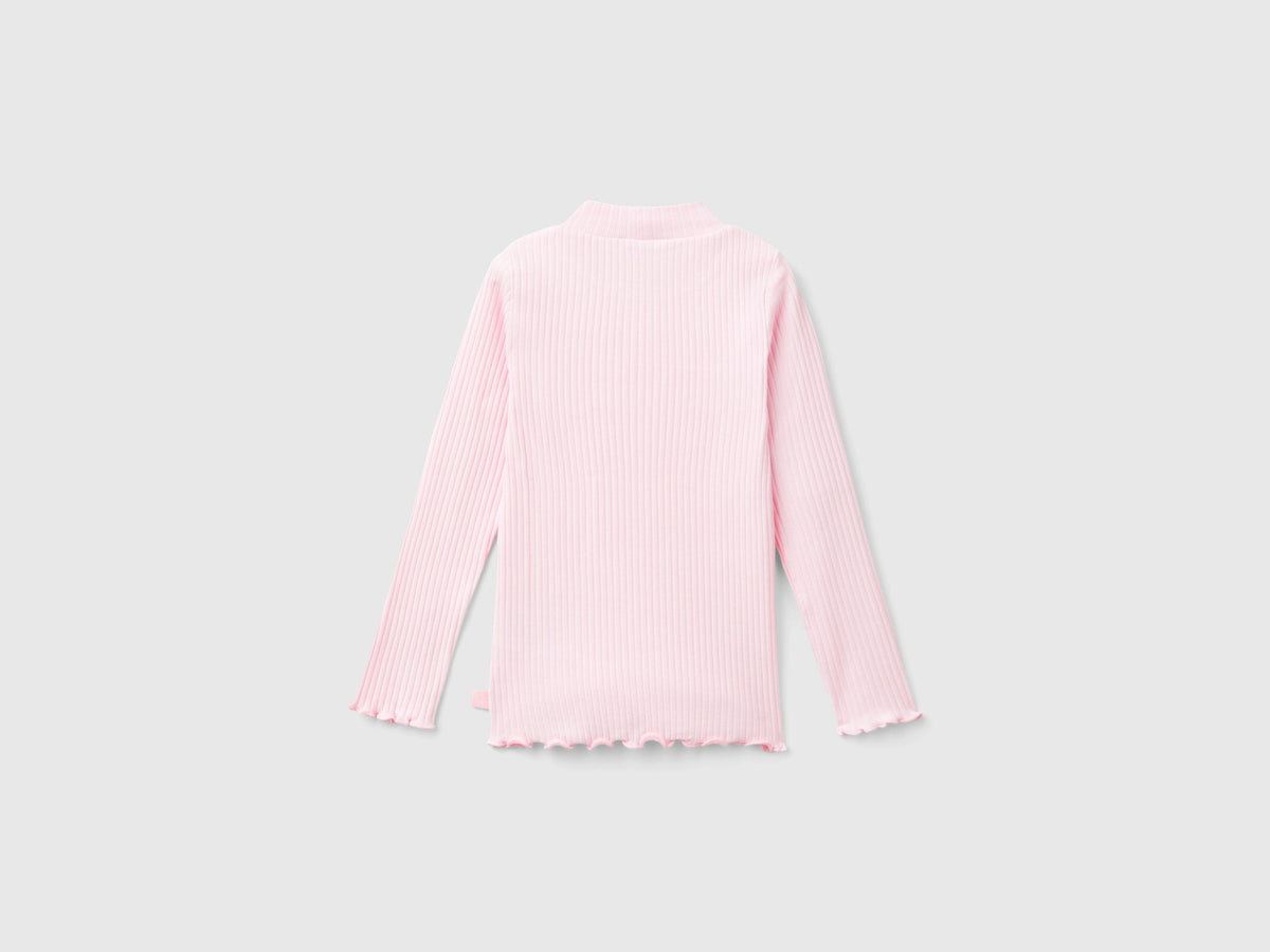 Maglietta slim fit in cotone stretch