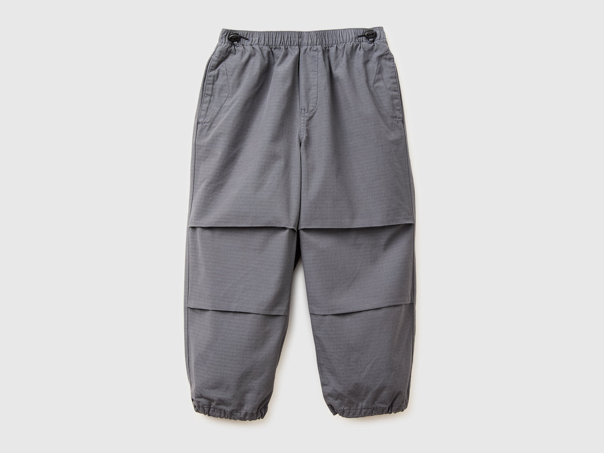 Pantaloni parachute in cotone