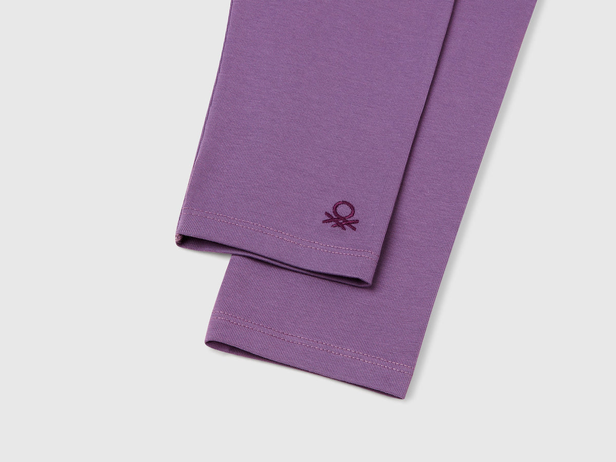 Leggings in cotone stretch