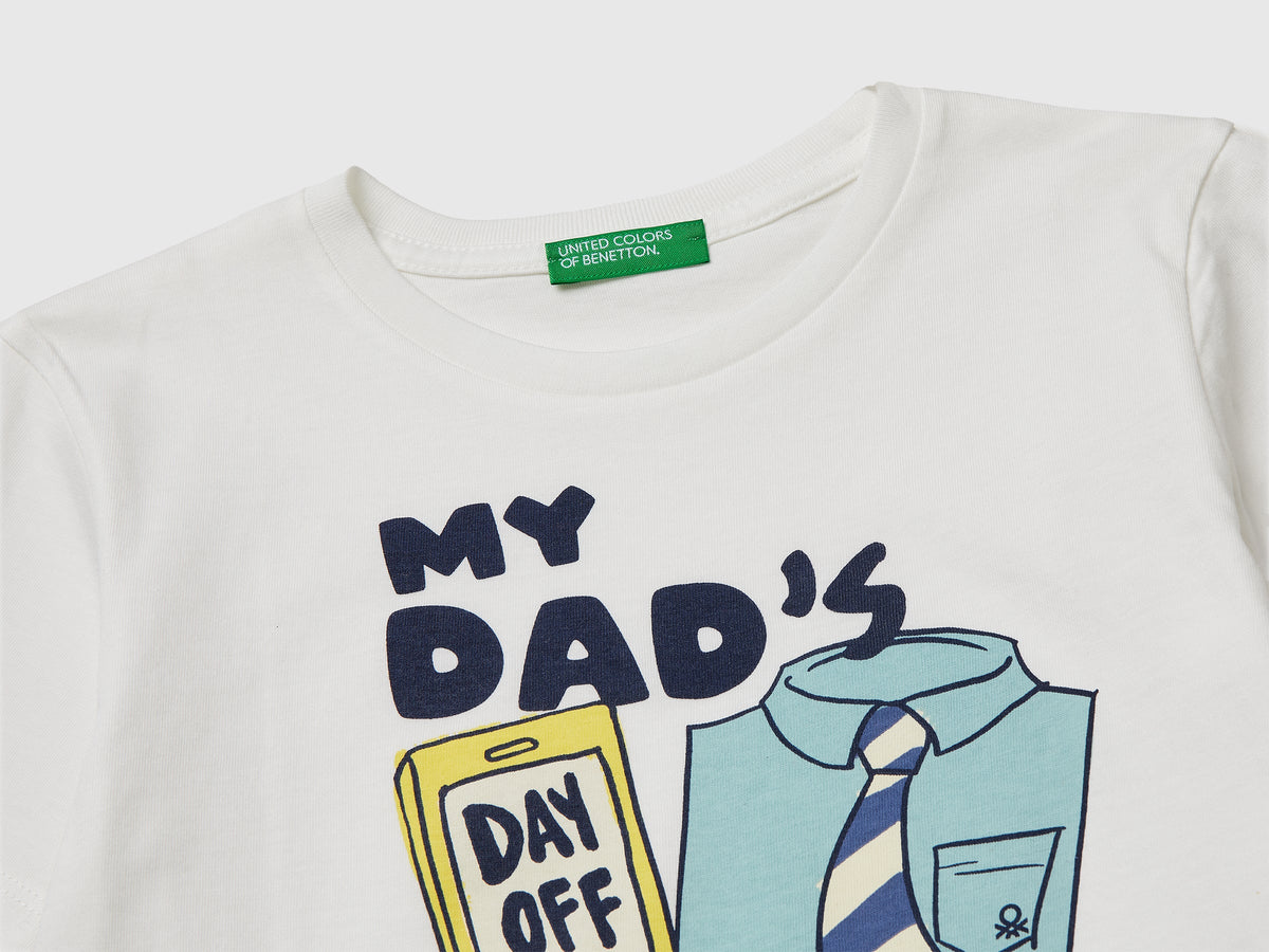 T-shirt girocollo con stampa