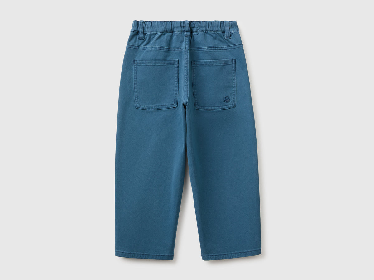 Pantaloni in cotone stretch