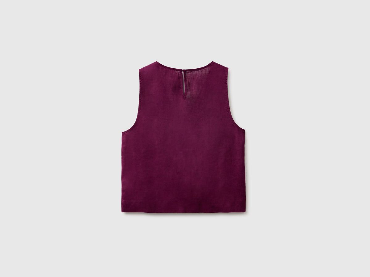 Top in puro lino