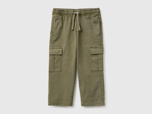 Pantaloni cargo con coulisse