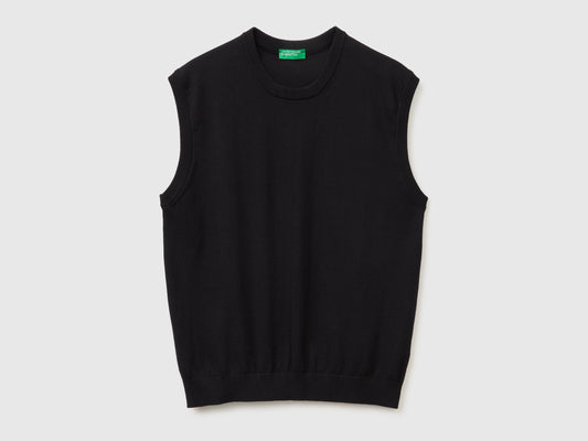 Gilet in cotone tricot