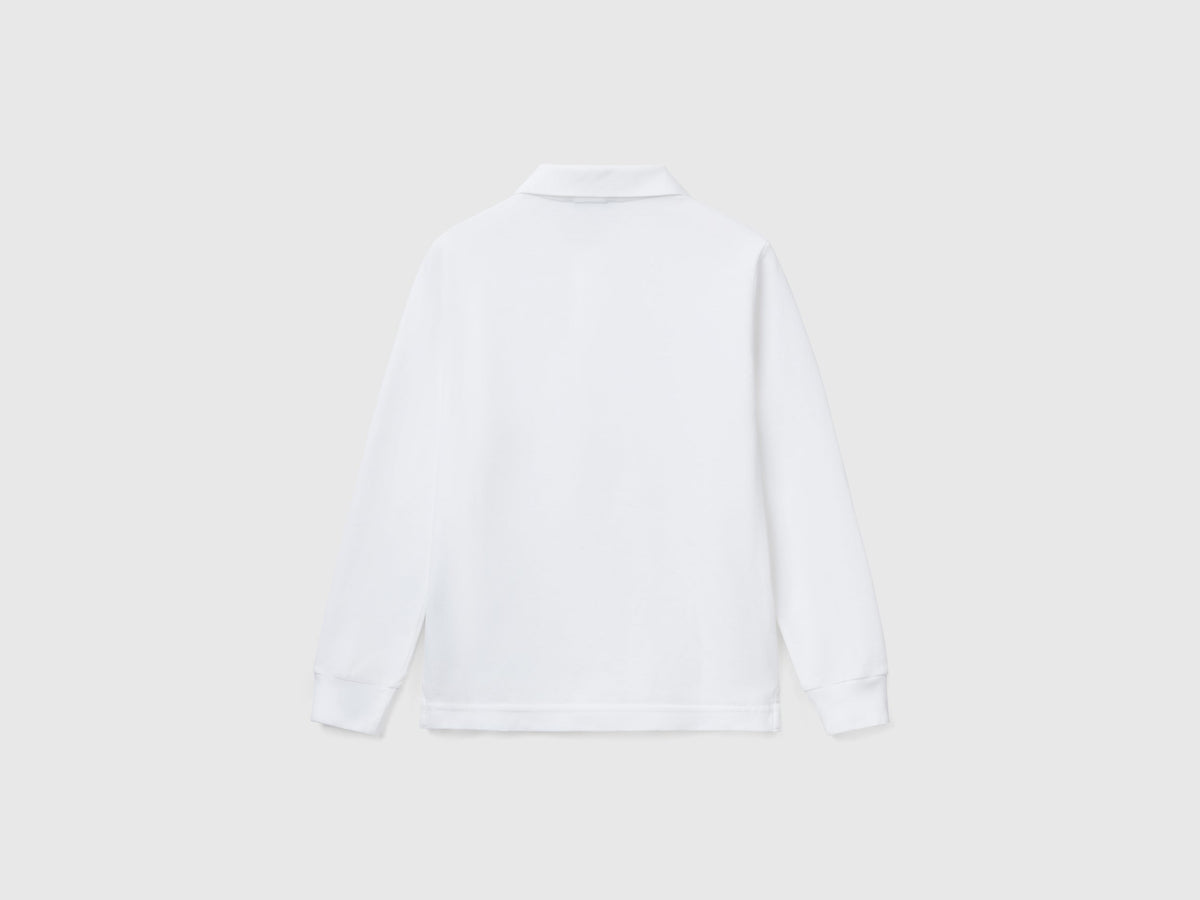 Polo manica lunga cotone