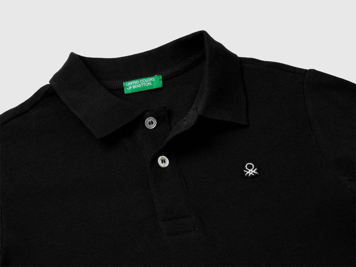 Polo manica lunga cotone