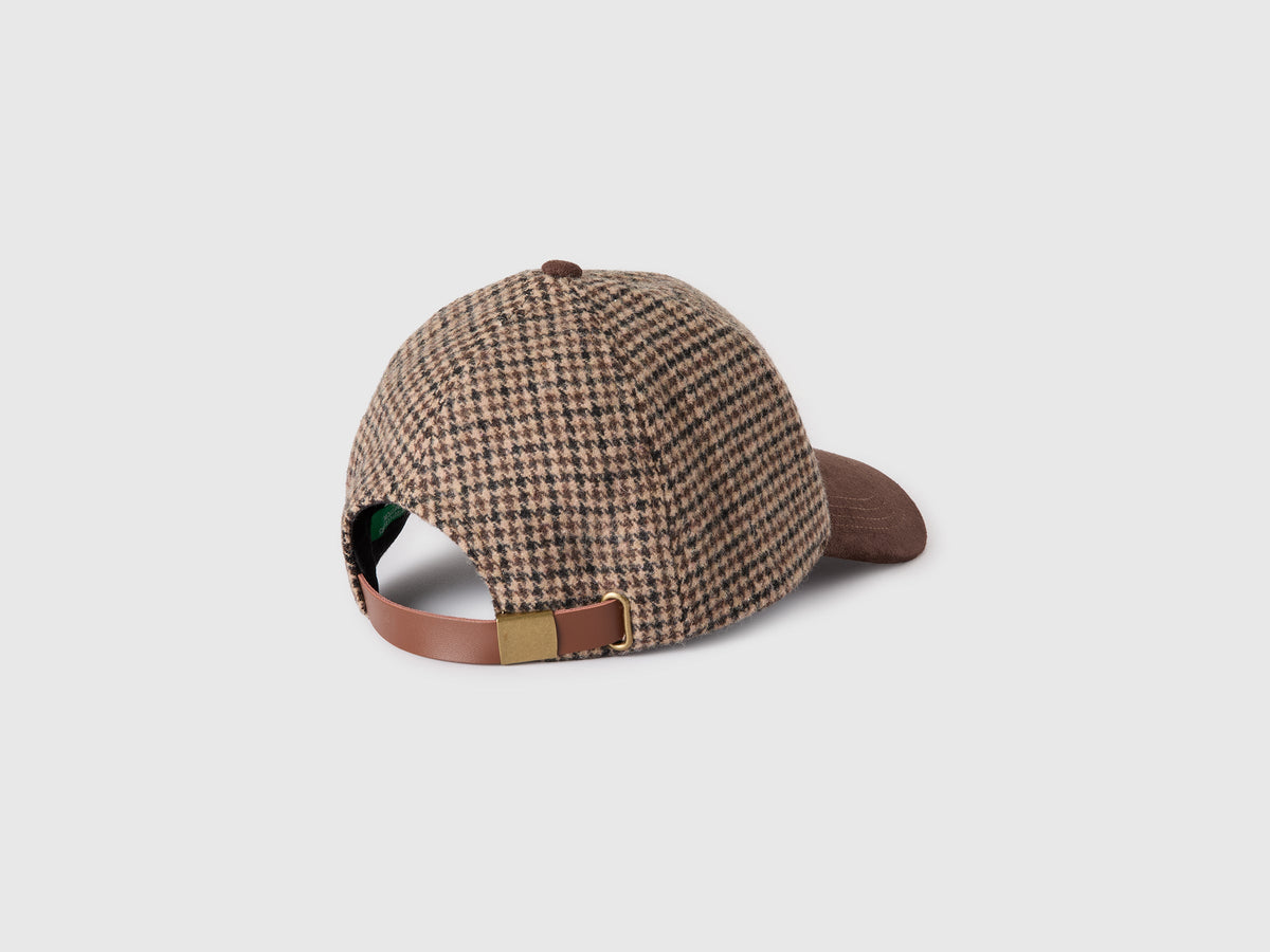 Cappellino baseball pied-de-poule