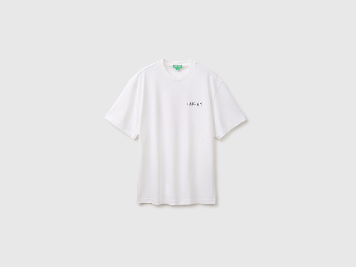 T-shirt relaxed fit con stampa
