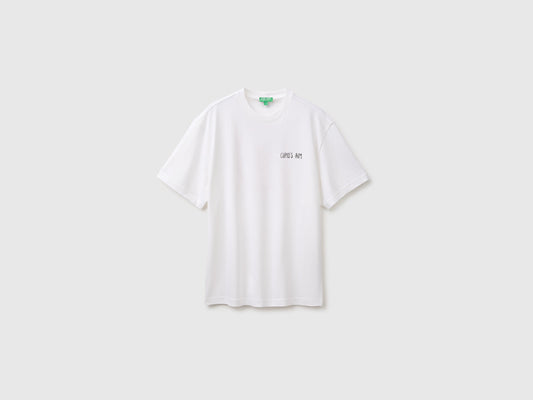 T-shirt relaxed fit con stampa