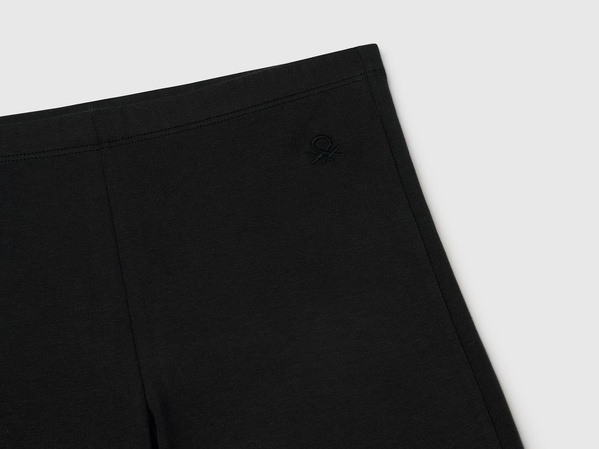 Leggings a zampa in cotone stretch