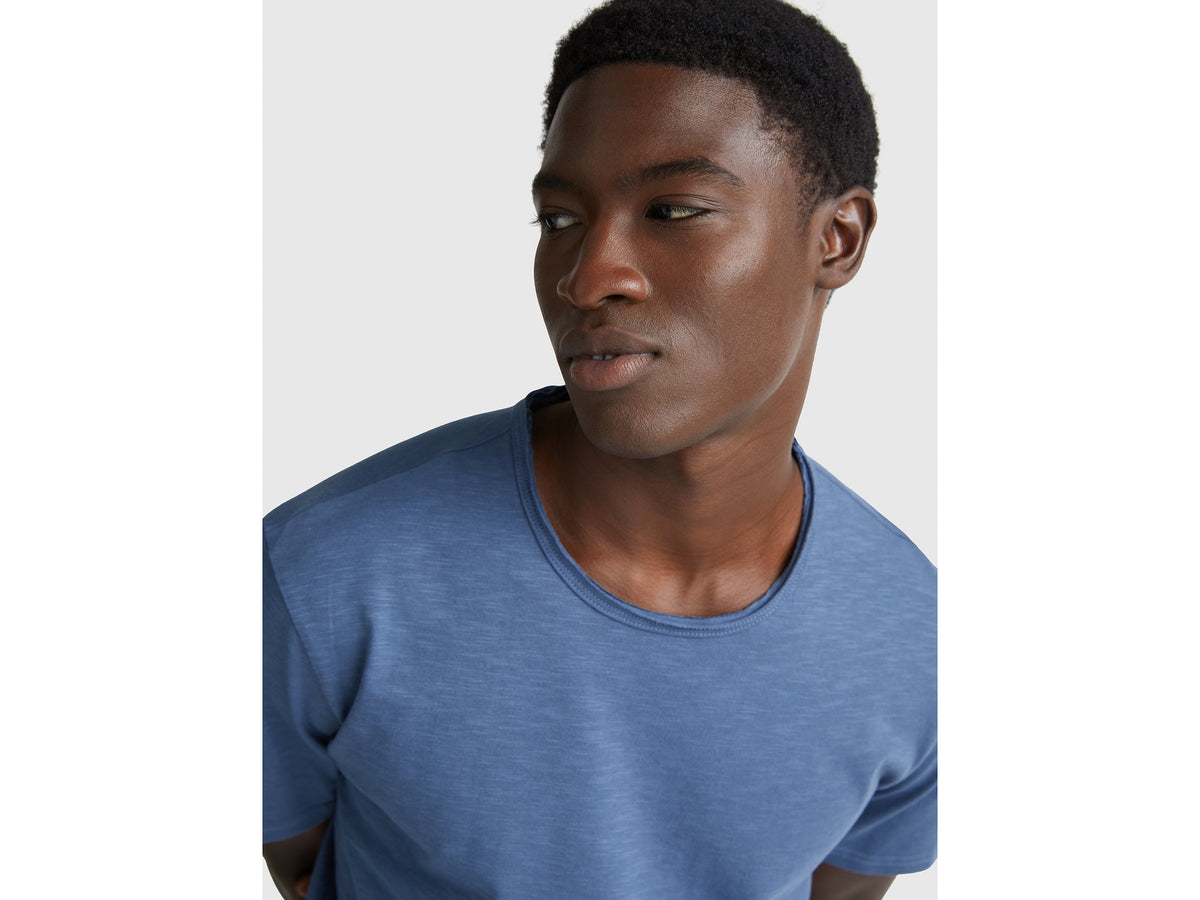T-shirt in cotone fiammato