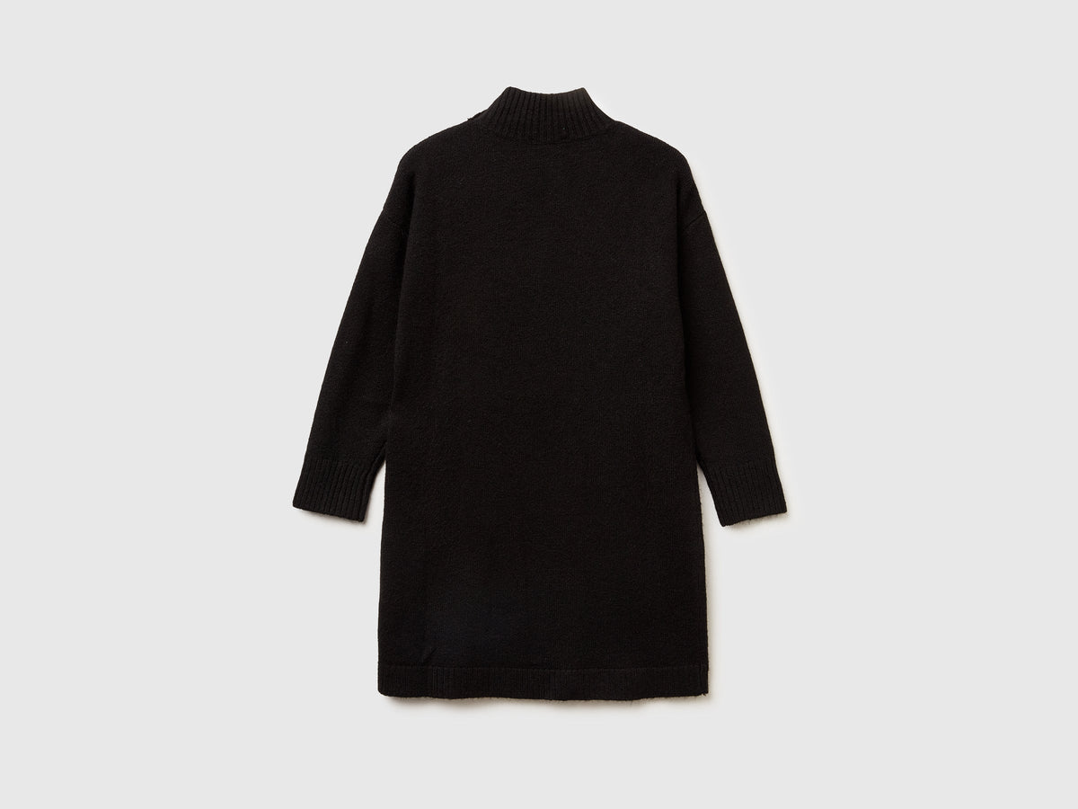Vestito dolcevita in maglia