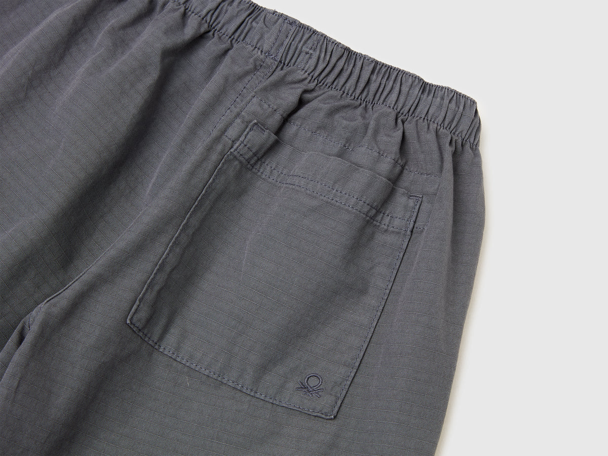 Pantaloni parachute in cotone