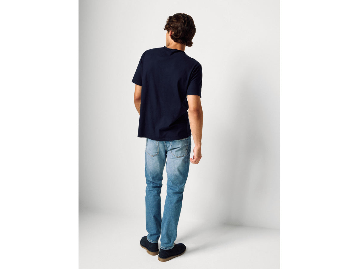 T-shirt in cotone fiammato