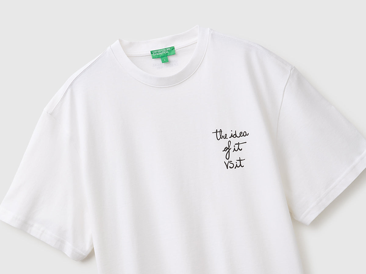 T-shirt relaxed fit con stampa