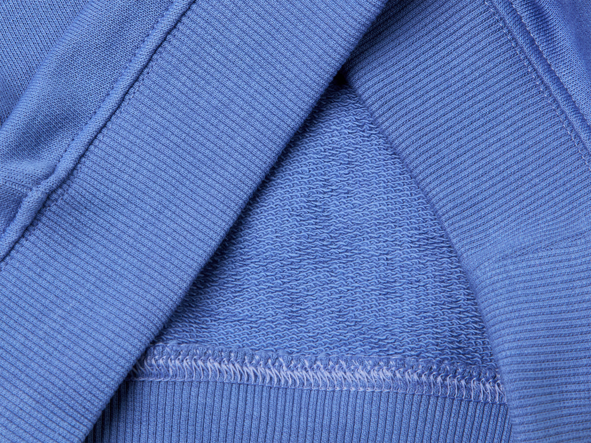 Felpa con stampa logo in cotone bio