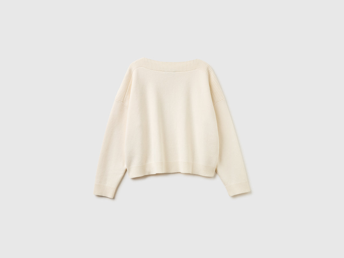 Maglia jacquard boxy fit