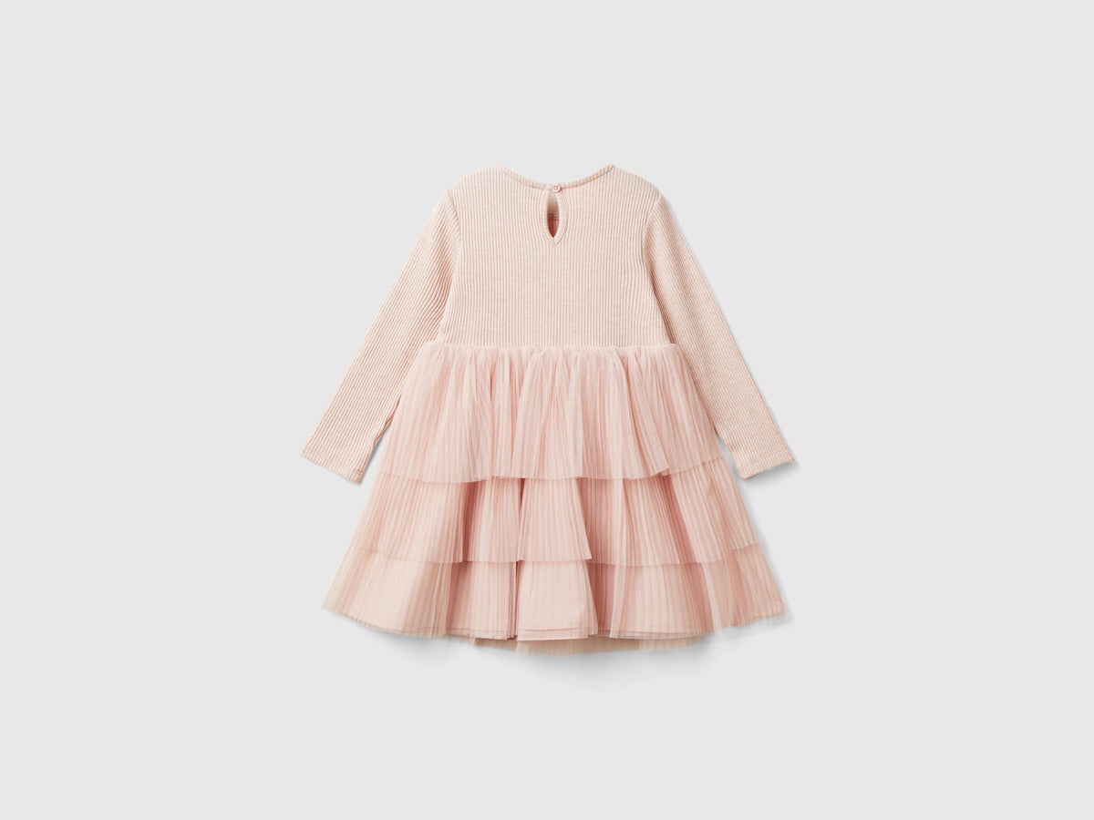 Abito con gonna in tulle