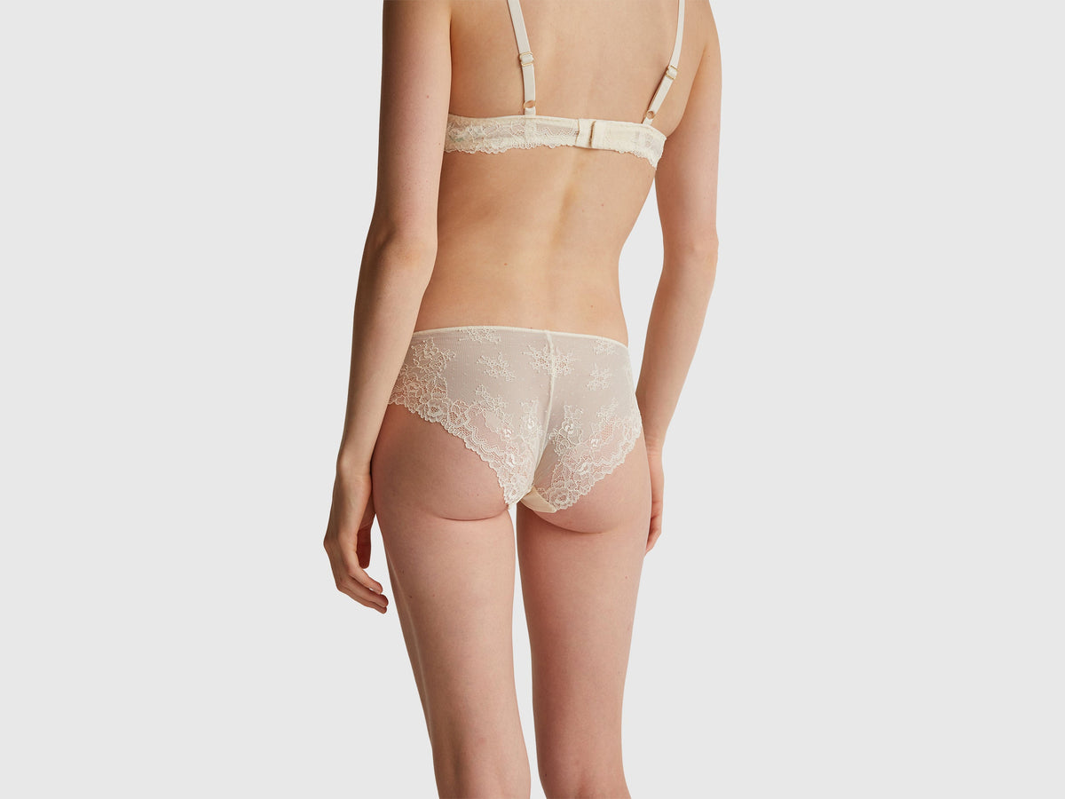 Slip stretch con pizzo