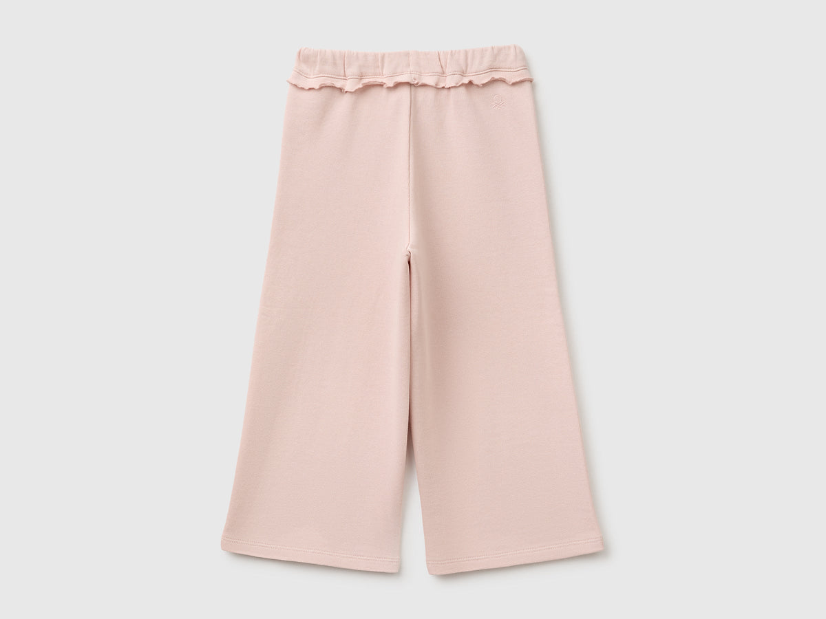 Pantaloni in felpa con rouches