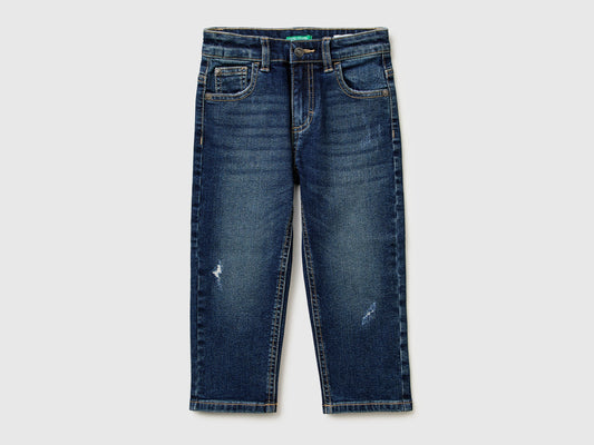 Jeans loose fit con rotture
