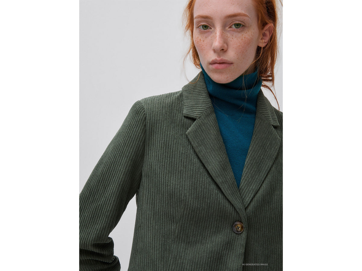 Blazer in velluto a costine