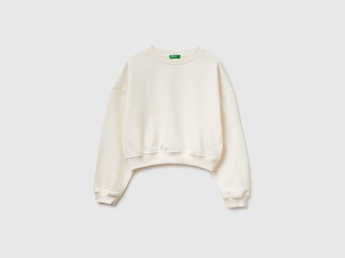 Felpa cropped fit