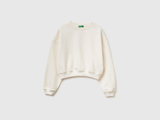 Felpa cropped fit