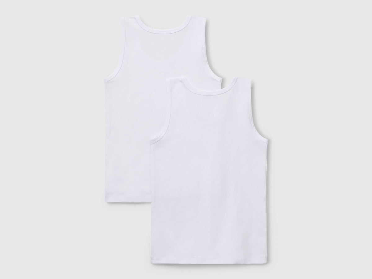 Due canotte in cotone biologico stretch