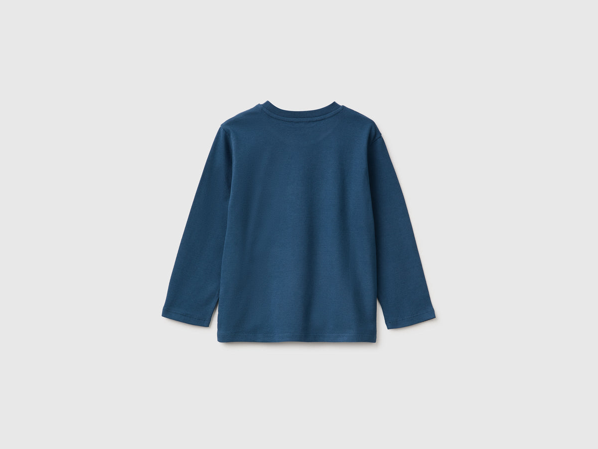 T-shirt manica lunga con stampa
