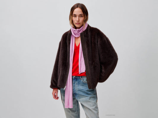 Giubbino stile bomber reversibile