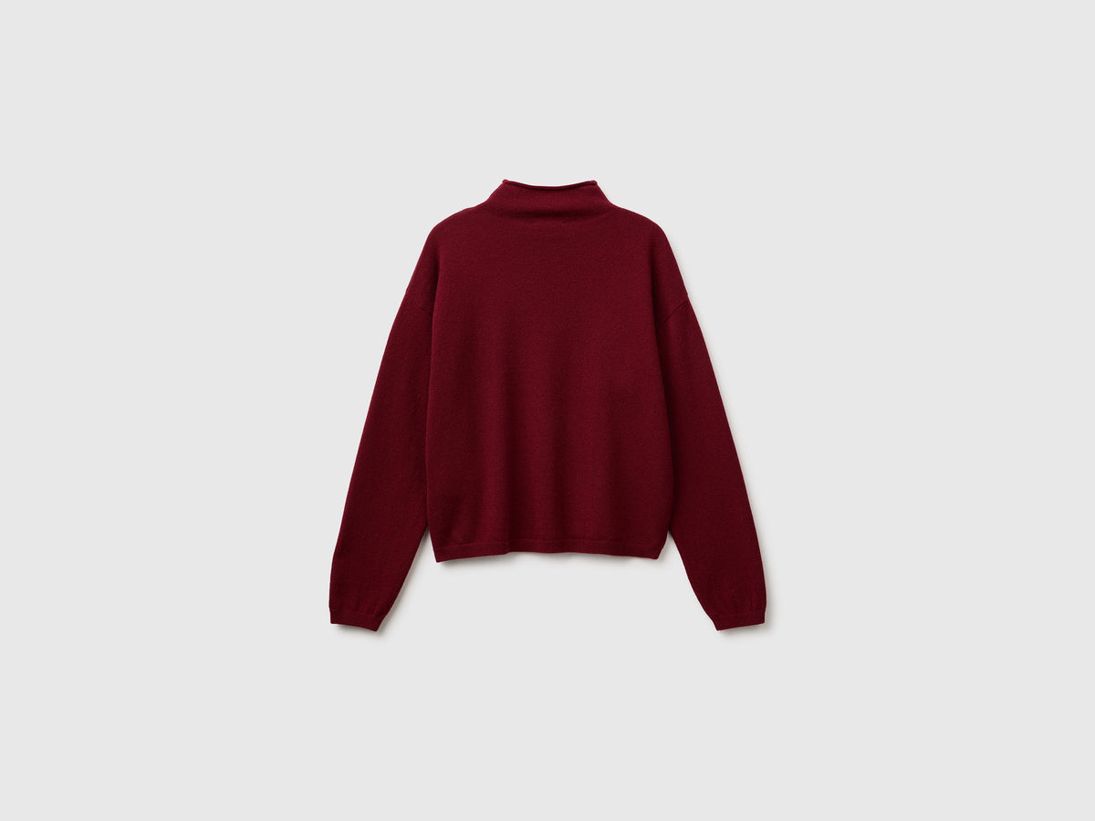 Maglia morbida in misto lana e cashmere