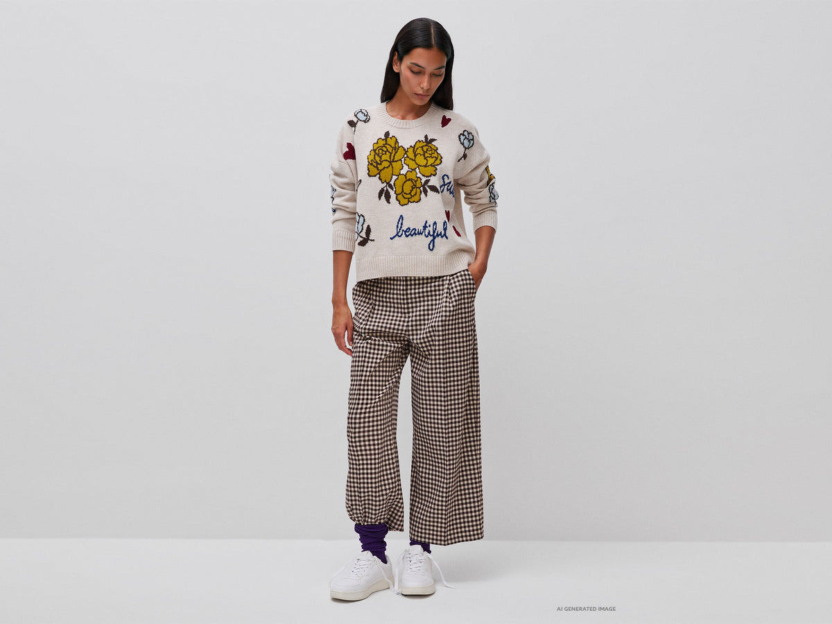 Pantaloni a quadretti vichy