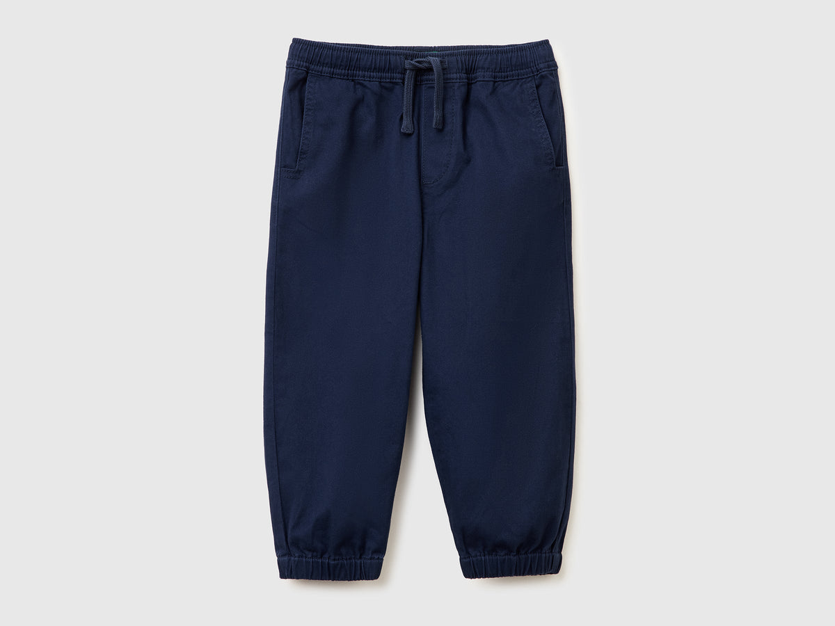 Joggers in cotone stretch
