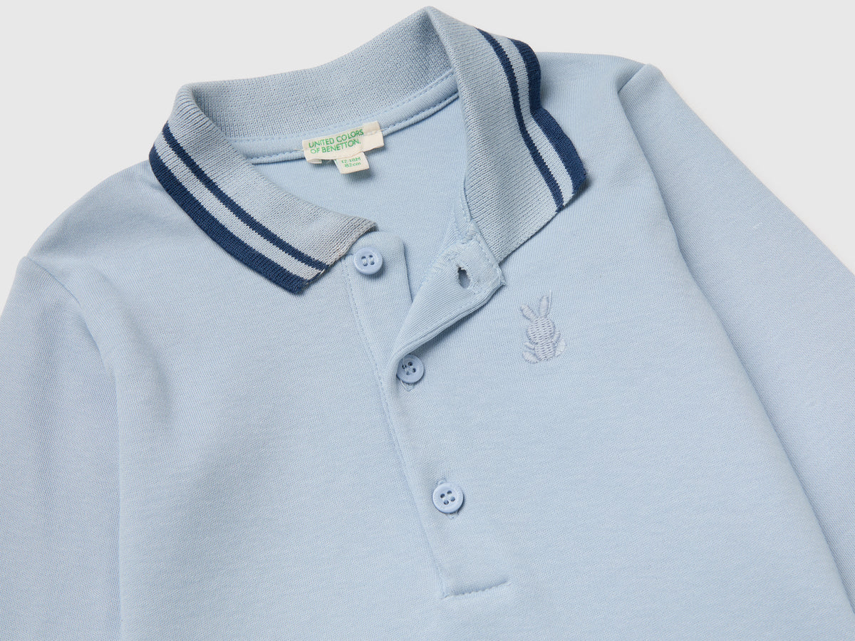 Body a polo in cotone