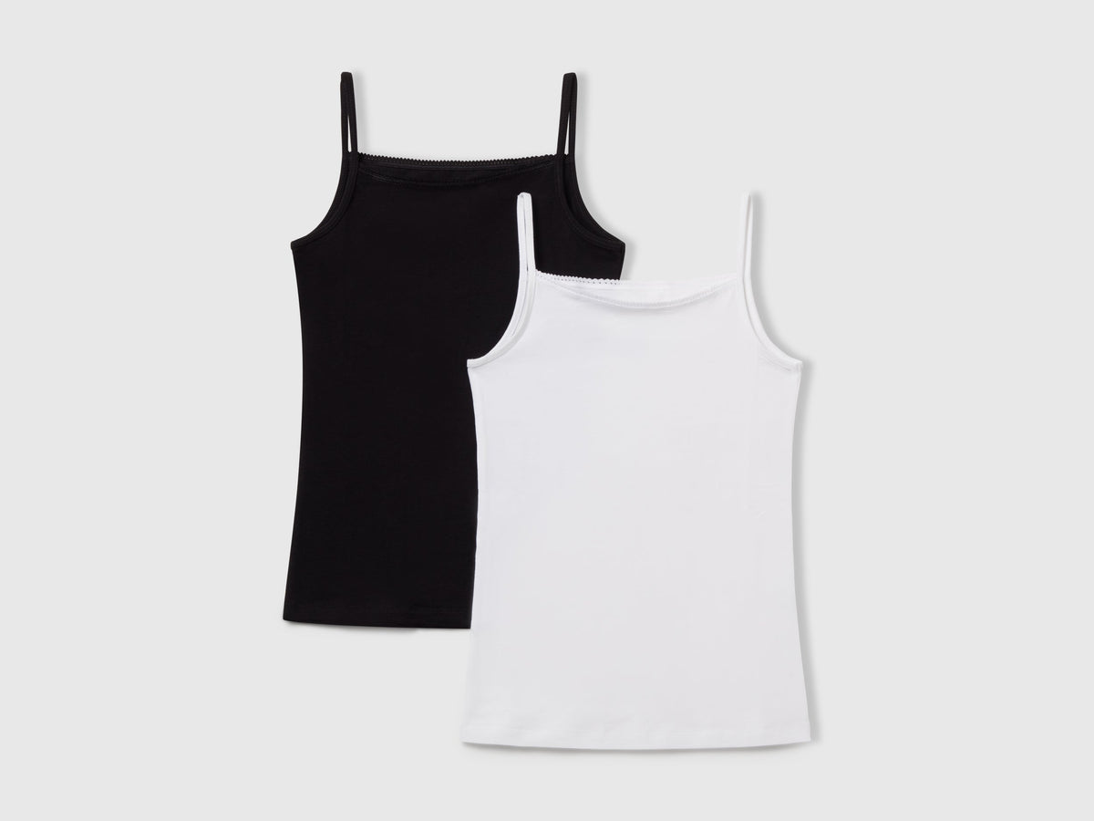 Due canotte intime in cotone stretch