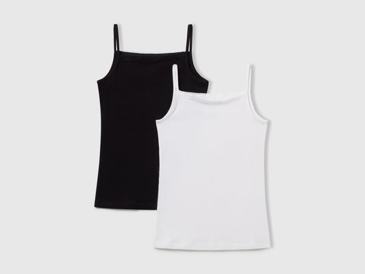 Due canotte intime in cotone stretch
