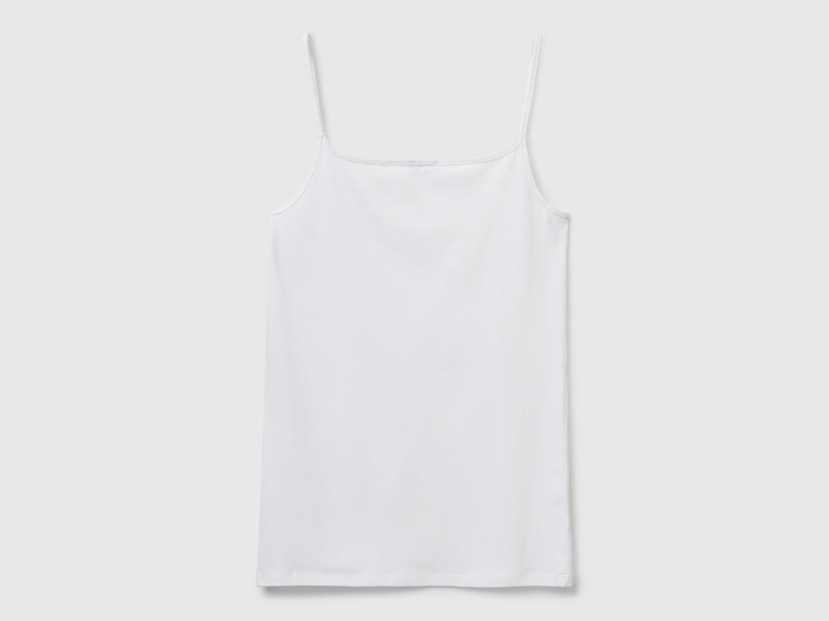 Canotta in cotone stretch