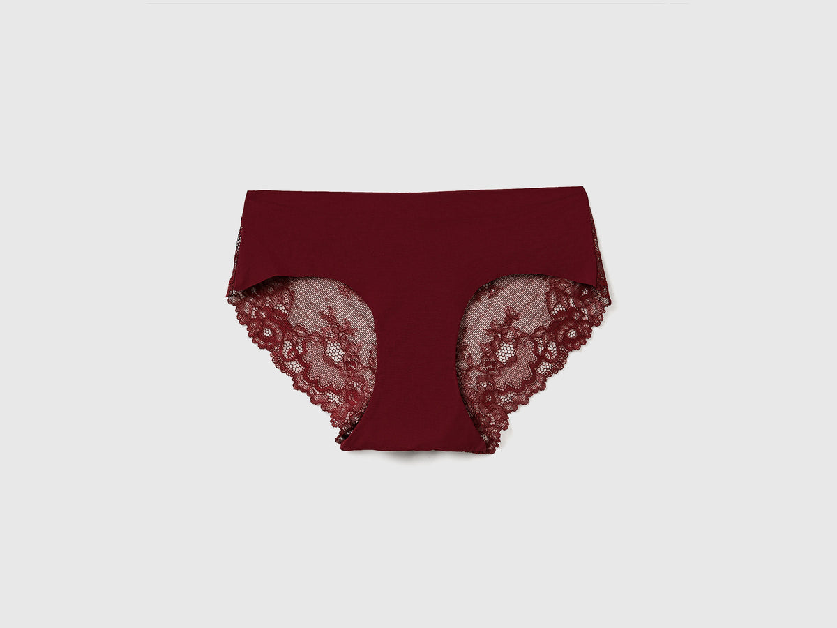 Slip stretch con pizzo