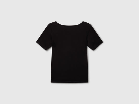 T-shirt slim fit reversibile