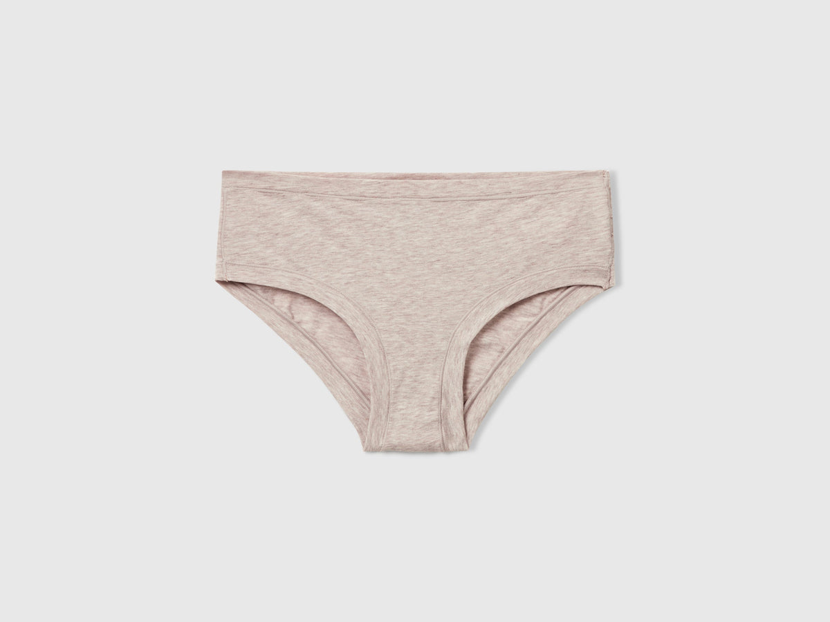 Slip fianco alto in cotone super stretch