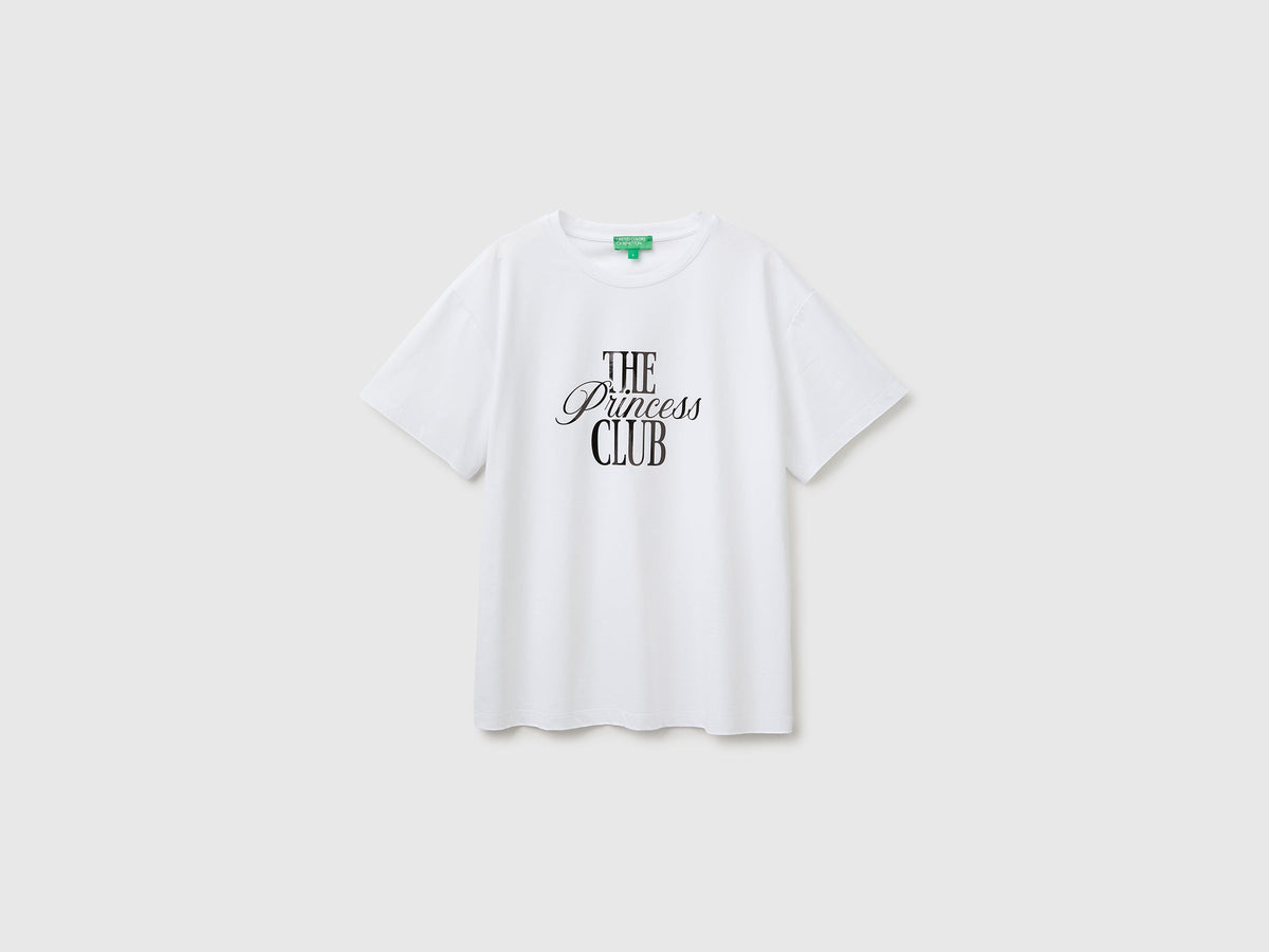 T-shirt over fit con stampa