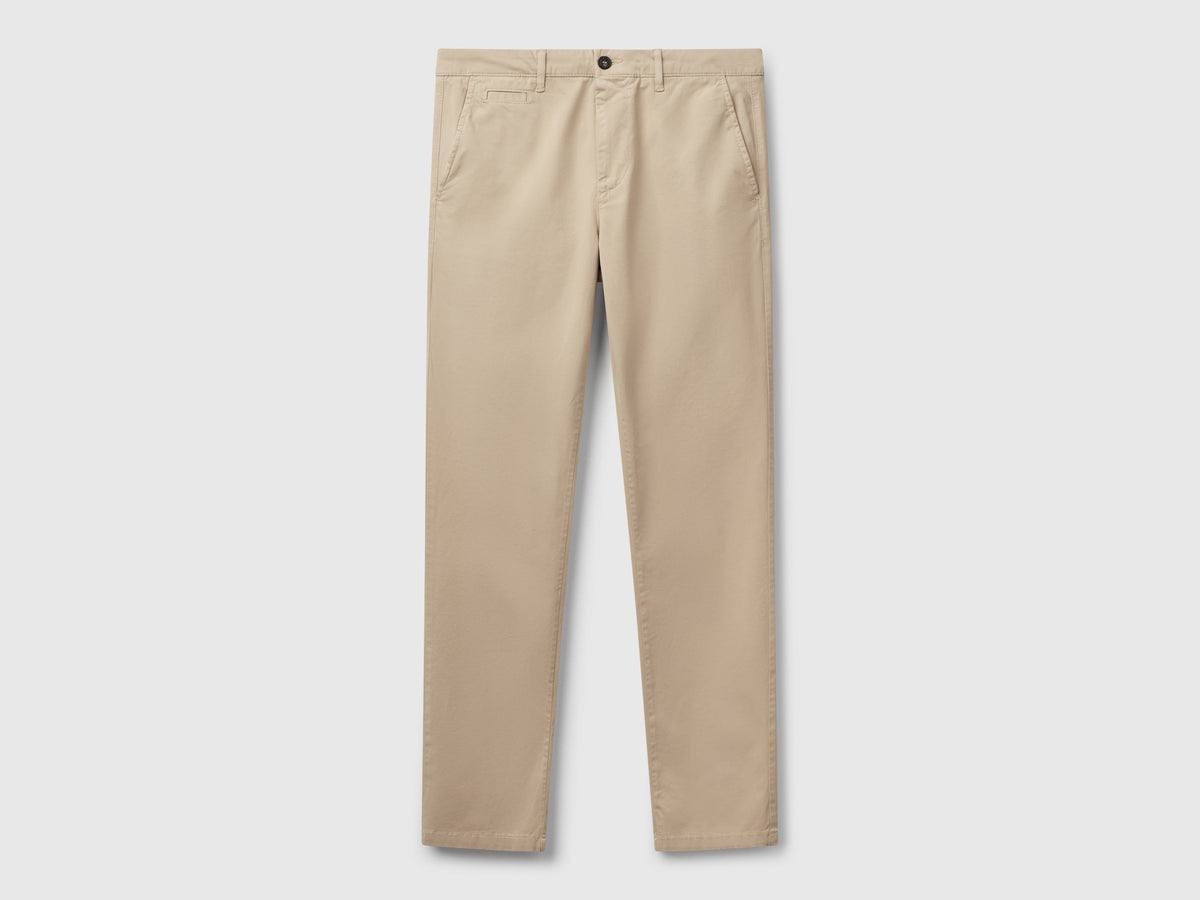 Chino slim fit beige