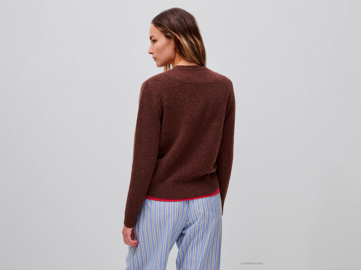 Cardigan 100% lana Shetland