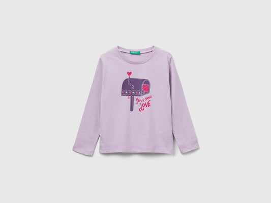 Maglietta regular fit con stampa