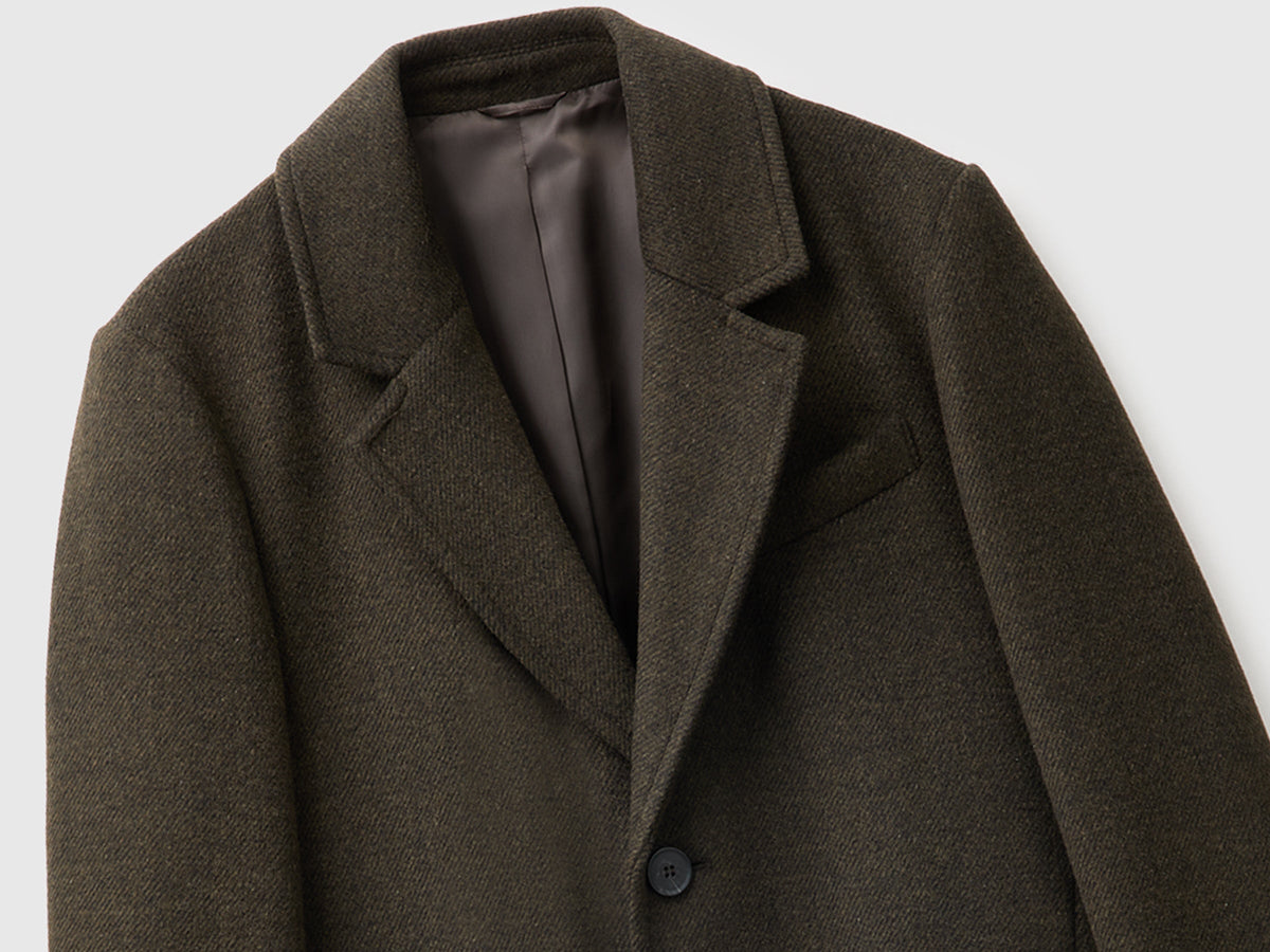 Cappotto lungo monopetto